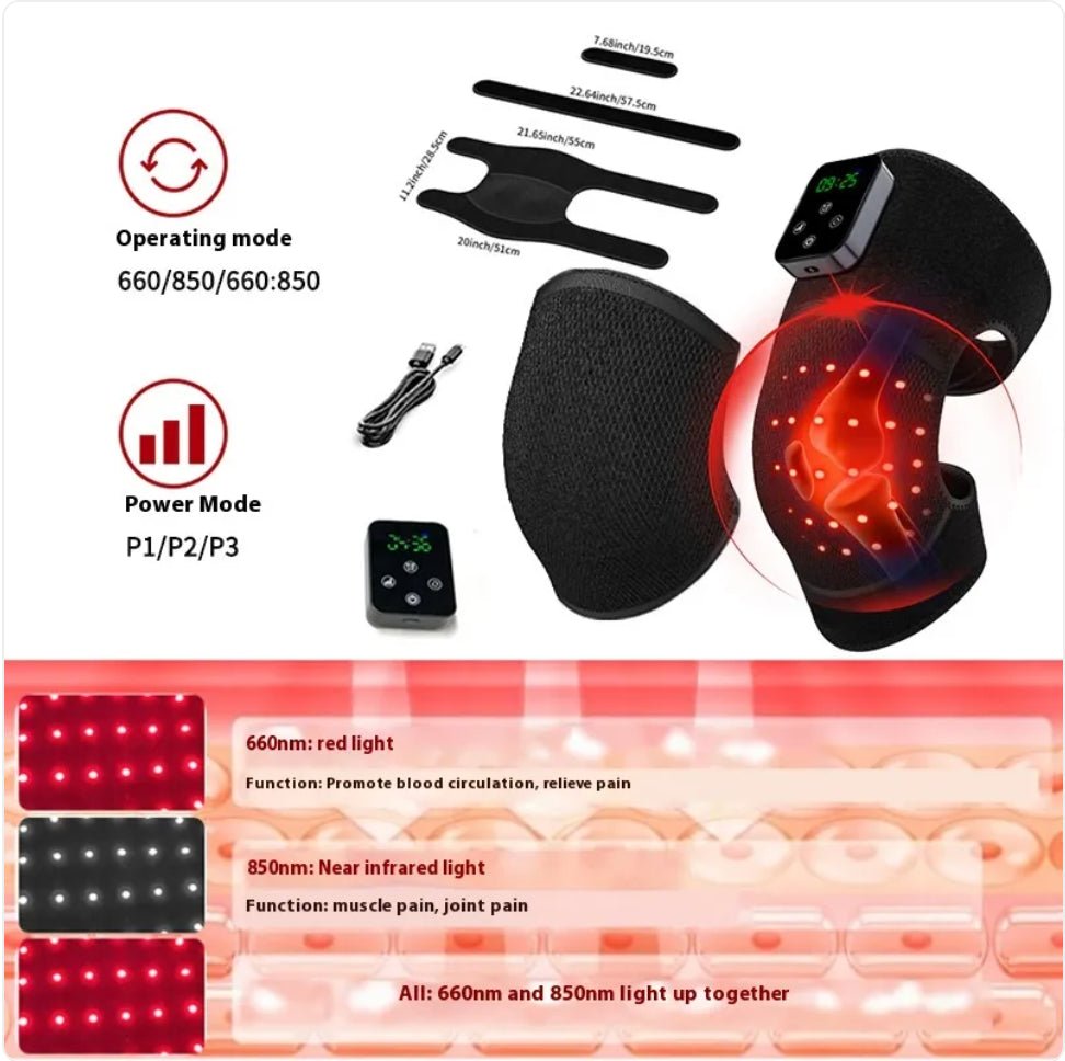 Infrared Knee Pain Relief Massager with Red Light Therapy - Smith Beauty Store