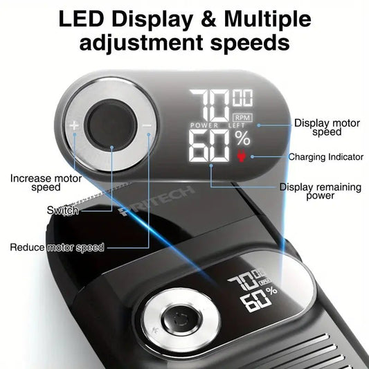 2 - in - 1 Electric Foil and Bald Shaver for Men - Smith Beauty Store