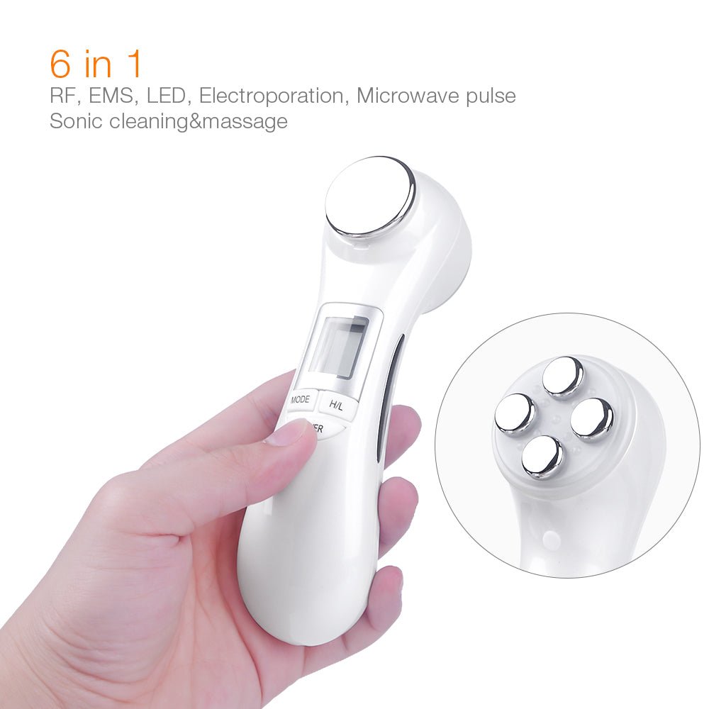 6 - in - 1 LED Skin Massage Beauty Device - Smith Beauty Store