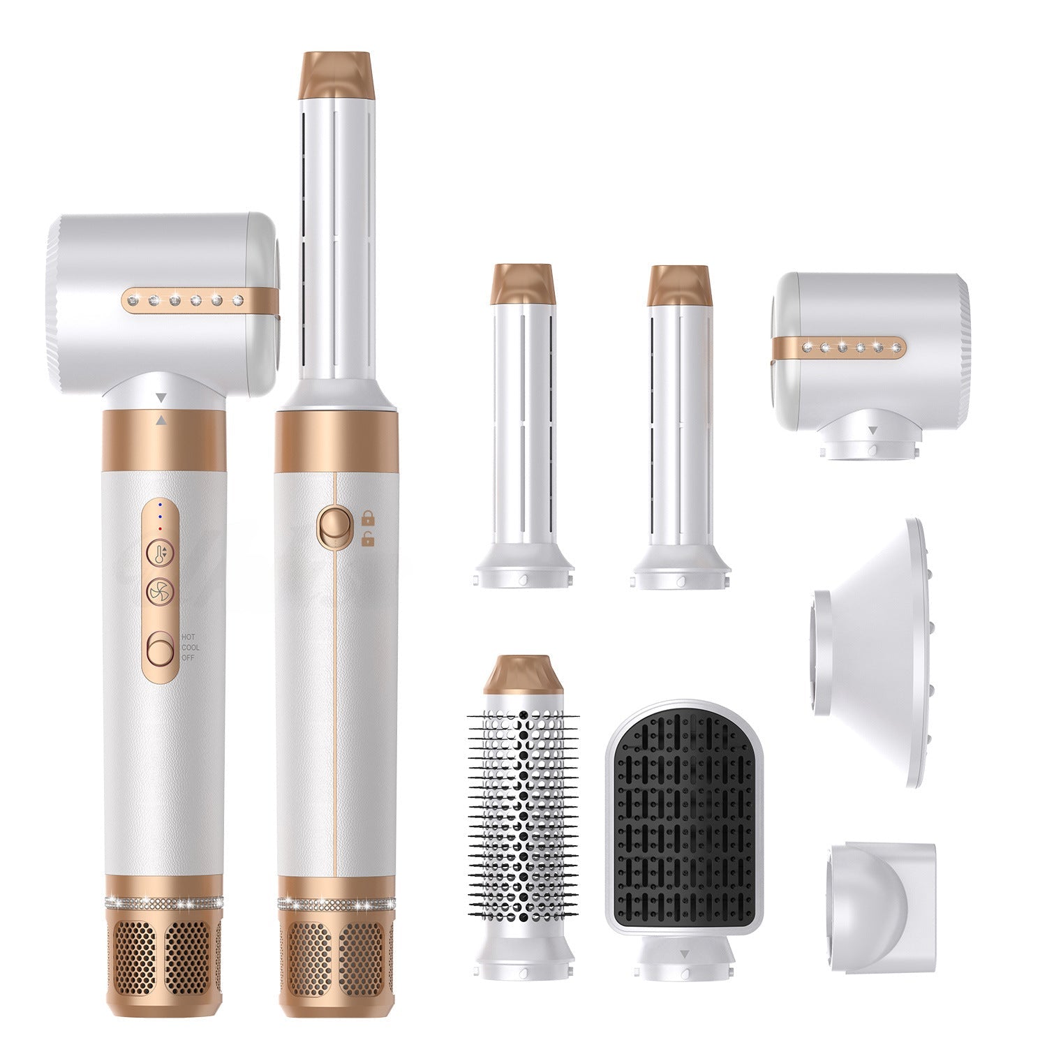 7 - in - 1 High - Speed Hot Air Brush for Styling - Smith Beauty Store