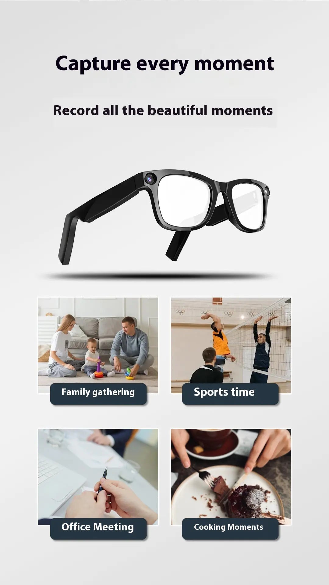 AI Camera Smart Glasses - Smith Beauty Store