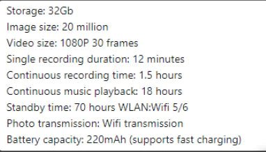 AI Camera Smart Glasses - Smith Beauty Store