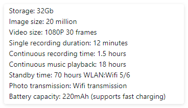 AI Camera Smart Glasses - Smith Beauty Store