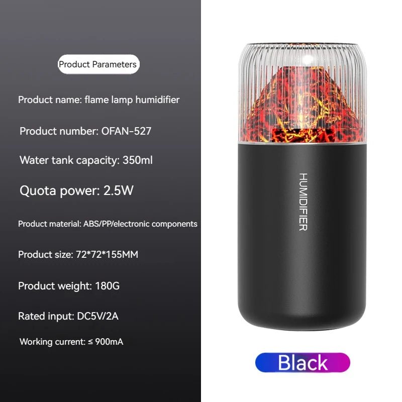 Air Humidifier Portable Mini USB Aroma Diffuser With Cool LED Light Mist For Bedroom Home Car Plants Purifier Humificador 350ml - Smith Beauty Store