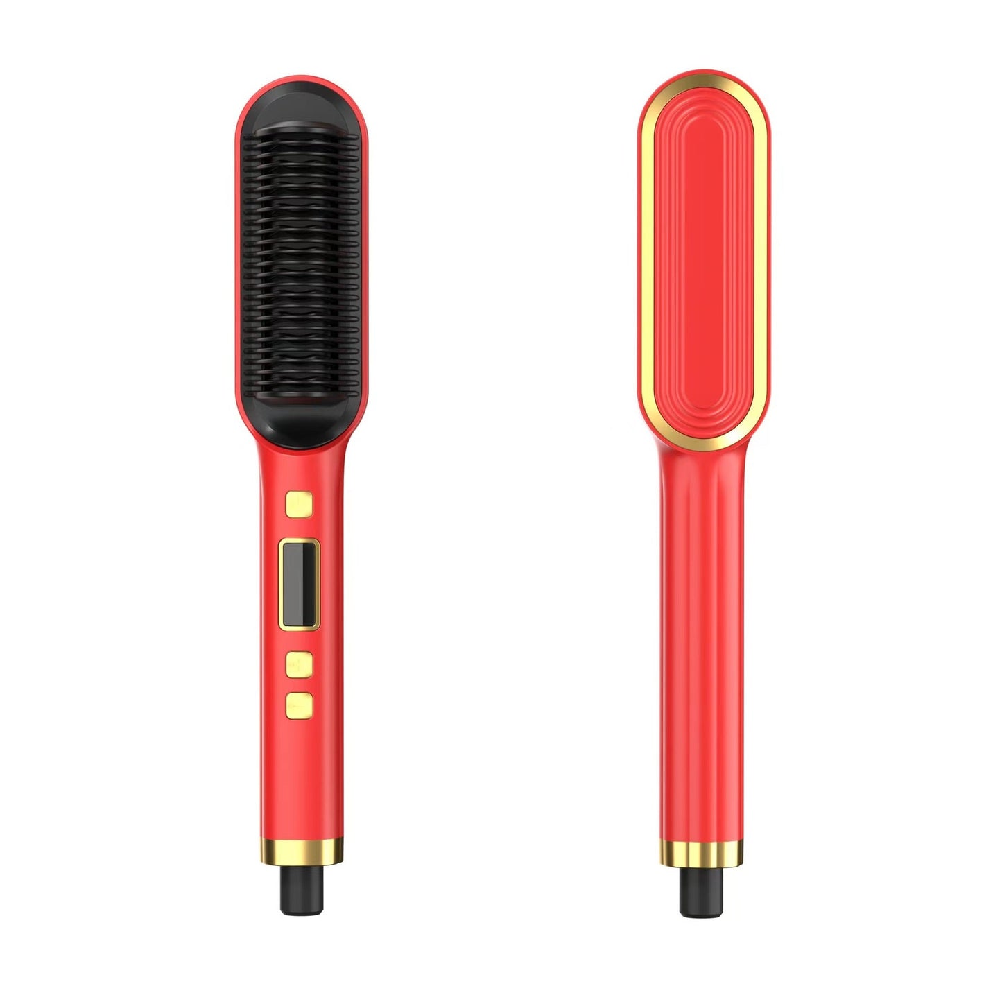 LCD Hair Straightening Comb with Dual - Use Curling Iron - Smith Beauty Store
