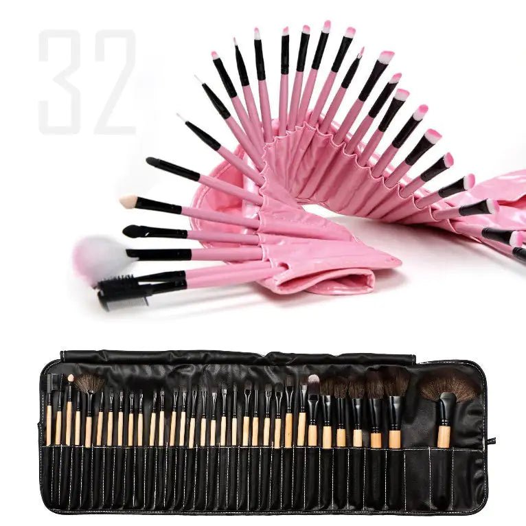 Sculptor 32 Piece High Quality Wooden Makeup Brush Set - Smith Beauty Store