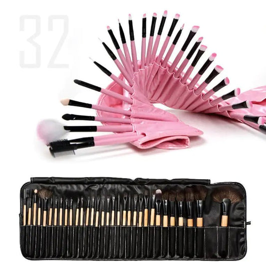 Sculptor 32 Piece High Quality Wooden Makeup Brush Set - Smith Beauty Store